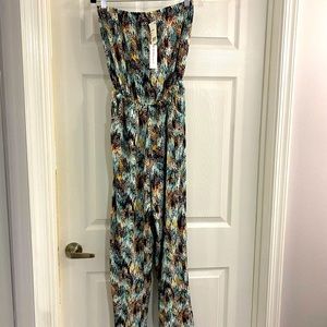 BCBG strapless jumpsuit